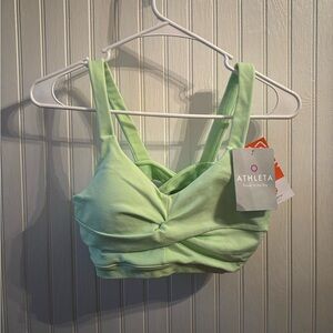 NWT Athleta Women's Twist Front Sports Bra Size M